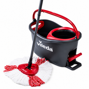 Набір для прибирання Vileda TURBO 2in1 Microfibre (163422) з відром і віджимом