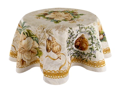 Скатертина гобелен Lefard "Candle" коло 140 см (732-357)