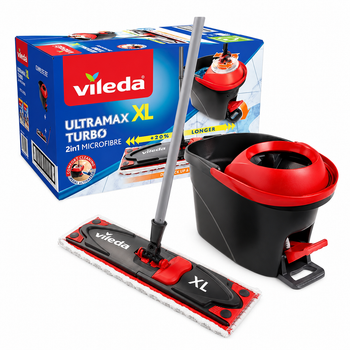 Набор для уборки Vileda Ultramax Turbo XL (163427) с ведром и отжимом