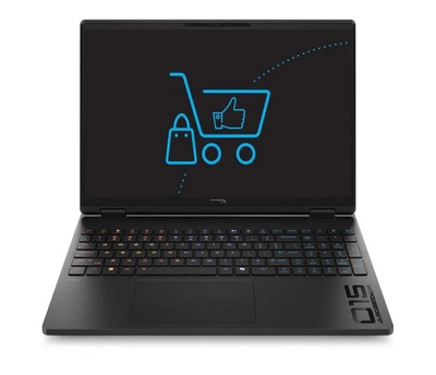 Ноутбук HP HyperX OMEN 15 (DP6T7EA), Intel Core Ultra 9 386H / 15.3" / OLED / 120 Гц / RAM 16 ГБ DDR5 / SSD 512 ГБ / RTX 5070 / Без ОС / Чорний