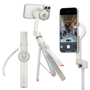 Штатив Spigen S582W Bluetooth Selfie Stick Tripod Beige (AMP11373)