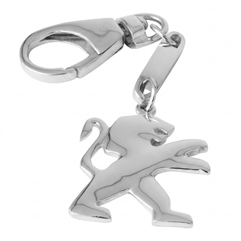 Серебряный брелок Peugeot (Пежо) (9011)
