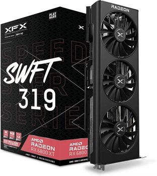Видеокарта XFX Speedster SWFT 319 Radeon RX 6800 XT CORE 16GB GDDR6 (RX-68XTAQFD9)