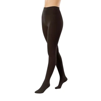 Колготки 2 класс компрессии 22-32 мм рт. ст. Classic (Pani Teresa, 0401) короткие закрытые, черный (короткие, закрытый, XL)