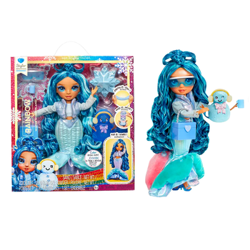 Лялька Rainbow High Winter Wonderland з аксесуарами для гри 28 см синя