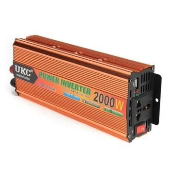 Преобразователь автомобильный напряжения инвертор UKC AC/DC SSK 2000W 12V
