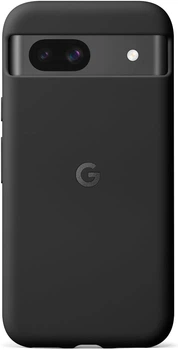 Противоударный чехол Silicone Soft Shell Case Official для Google Pixel 8a Black Obsidian GA0548