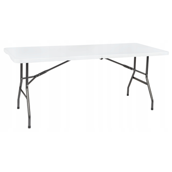Складной стол для кейтеринга FunFit 180x74 x 3,5 см Белый (4897)