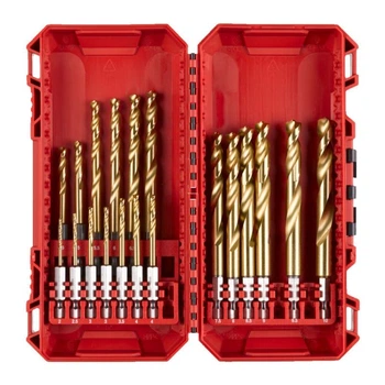 Набор сверл по металлу Milwaukee RedHEX HSS-G TiN, 19 шт. (4932499763)