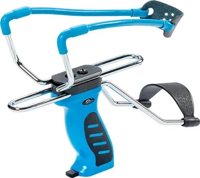 Рогатка Man Kung MK-SL06BL з упором blue