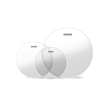Пластик для тома Evans G1 Clear Fusion Tom Pack (10", 12", 14")