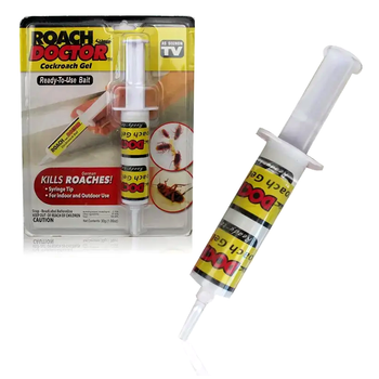 Гель от тараканов и насекомых 30 мл для дома шприц Roach Doctor LS-1463