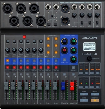 Цифровой микшерный пульт Zoom LiveTrak L-8 (286407)