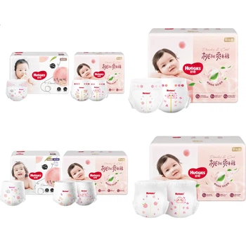 Подгузники-трусики Huggies Platinum Little Peach XXL 50шт, 15+кг