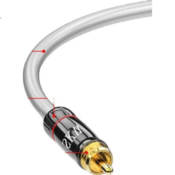 Аудиокабель SKW HC3201 2RCA - 2RCA, 3 м, червоно-белый