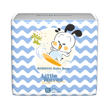 Підгузки-трусики BOBDOG Small Wave XL (11.5-14 кг), 60 шт