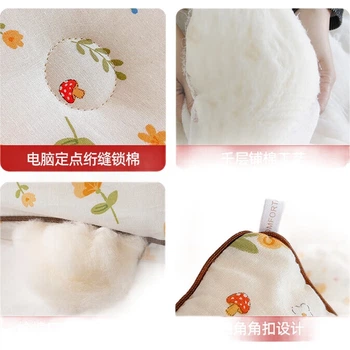 Yunjin 100% Pure Cotton Сіньцзянська бавовняна ковдра, повністю бавовняна ковдра, весняно-осіння ковдра, 5 цзінь (2,5 кг), 150x200 см, Yangguangduoduo