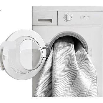 Комплект постельного белья Luolai Home Textiles Simple Elegance Class A High-End из высококлассного углеродного волокна, моющийся, из ледяного шелка, серого цвета, 120*200*30 см.