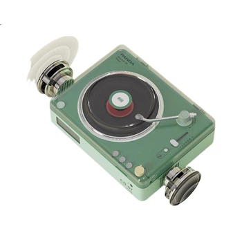 CD-плеєр Panda CD-67 Album з Bluetooth-колонкою, домашня аудіосистема, зелений