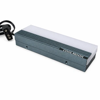 Радиатор охлаждения для SSD M.2 2280 COOLMOON CM-M2A Grey с ARGB-подсветкой