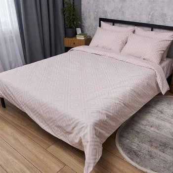 Комплект постельного белья Moon&Star Семейный 2x143x210 наволочки 4x50x70 Blush Lines Бязь Gold Люкс (MS-820013328)