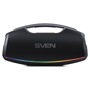 Портативная акустическая система Bluetooth 180 Вт с RGB подсветкой для пикника черный SVEN FK-1839