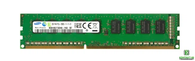 Оперативна пам'ять б/в DIMM Samsung DDR3 2Gb 1600MHz ECC Unbuffered/unregistered PC3L-12800E 1Rx8 CL11 (M391B5773DH0-YK0)