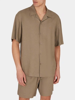 Рубашка повседневная Emporio Armani 10059343 Коричневый XL 5O3462