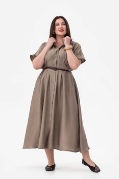 Платье Garne 56(5XL) Бежевый (149740)