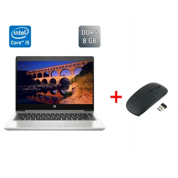 Ноутбук HP ProBook 440 G6 / 14" (1920x1080) IPS / Intel Core i5-8265U (4 (8) ядра по 1.6 - 3.9 GHz) / 8 GB DDR4 / 240 GB SSD / Intel UHD Graphics / WebCam / Fingerprint б/у + Подарок Беспроводная мышь / USB