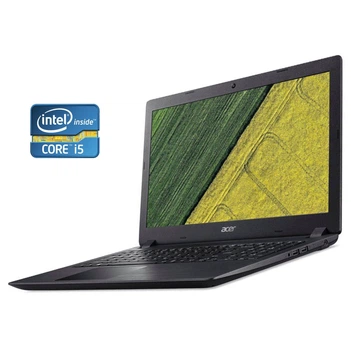 Ноутбук Б-класс Acer Aspire 3 A315-51 / 15.6" (1920x1080) TN / Intel Core i5-7200U (2 (4) ядра по 2.5 - 3.1 GHz) / 8 GB DDR4 / 1000 GB HDD / Intel HD Graphics 620 / WebCam + Сумка б/у