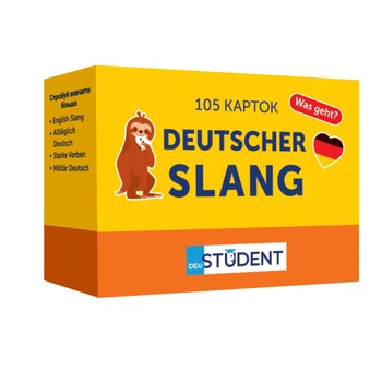 Картки для вивчення німецької мови English Student Deutscher Slang A2-B2 – 105 карток, QR-аудіо(DL_3F7614B09C4F)