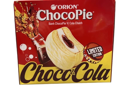 Печиво Orion Choco Pie Choco & Cola зі смаком коли 360 г (8936029424348)