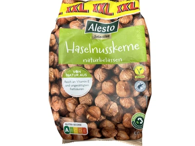 Лісовий горіх очищений Alesto Haselnusskerne 500г(20860943)