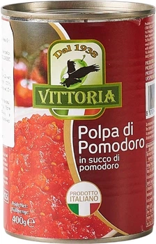 Помідори перетерті Vittoria Polpa di Pomodoro 400 г (8010146008343)