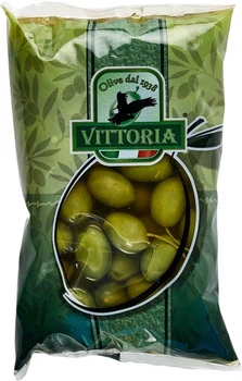 Оливки зелені Vittoria Verdi Dolci Giganti 850 г (8010146002013)