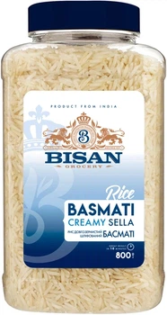 Рис Bisan Басматі Creamy Sella 800 г (4820186122787)