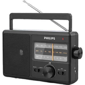 PHILIPS TAR2368 — портативный FM-тюнер для пожилых людей, полупроводниковая конструкция, настольный радиоприемник старого образца, персональное устройство для прослушивания музыки для пожилых людей [полный диапазон/указатель].