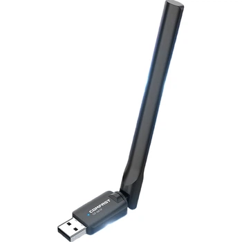 Бездротовий мережевий адаптер COMFAST CF-941F USB-штекер і WiFi 6, зовнішній WiFi приймач і передавач для настільних комп'ютерів і ноутбуків, антена з високим коефіцієнтом посилення, сумісний з кількома системами