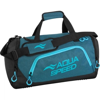 Сумка спортивна Aqua Speed DUFFEL BAG M 35L темно-бірюзово-чорна 141-24
