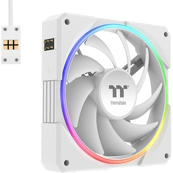 Zestaw do chłodzenia Thermaltake TS120 EX RGB PC Cooling Fan (3-Fan Pack) 120 mm Biały (4711475648753)
