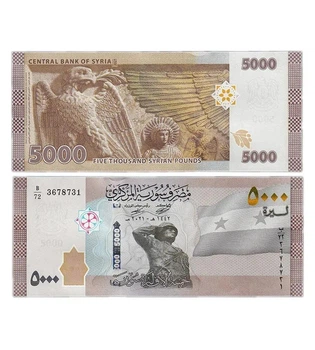 Банкнота 5000 фунтів 2021 рік UNC