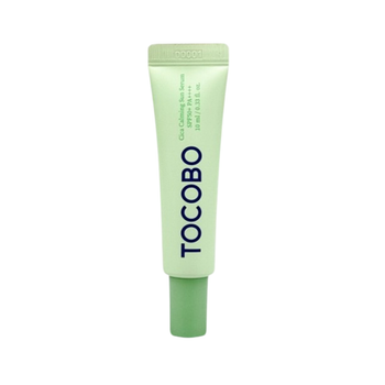Увлажняющая солнцезащитная сыворотка с экстрактами алоэ и центели TOCOBO Cica Calming Sun Serum Deluxe SPF50+ PA++++ 10 мл