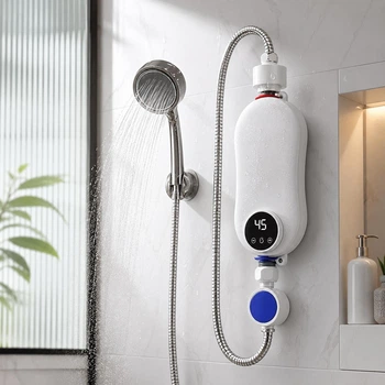 Проточний водонагрівач із душем Electric water heater RYK-007/212 миттєве нагрівання води