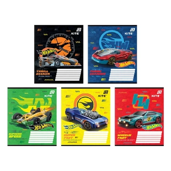 Зошит учнівський Hot Wheels Kite HW26-232 12 аркушів Різнокольоровий shop (4063276363909)