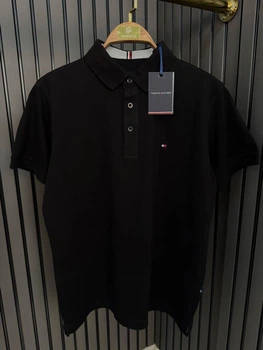 Поло Tommy Hilfiger XL чорний