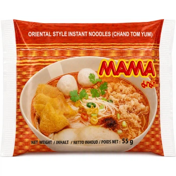 Рисовая вермишель быстрого приготовления Mama со вкусом Том Ям Acecook 55г