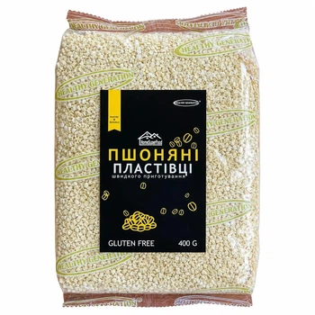 Хлопья пшенные без глютена быстрого приготовления Healthy Generation 400 г