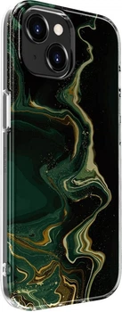 Etui na smartfon Evelatus PC Customized Print Design Marble do Apple iPhone 15 Dark Green (EVEAPP15PPDMGG)