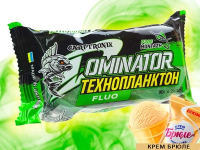 Технопланктон CARPTRONIK (Prof Montazh) Крем Брюле DOMINATOR FLUORO 2×90 г